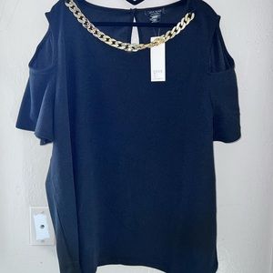 Black plus size  woman’s  blouse